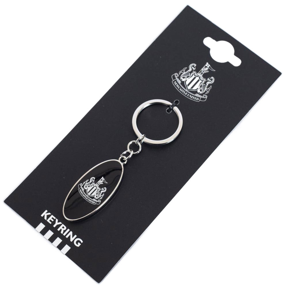 Newcastle United FC Ultimate Oval Keyring LKT Sport Football>Premier League>Newcastle United FC Keychains