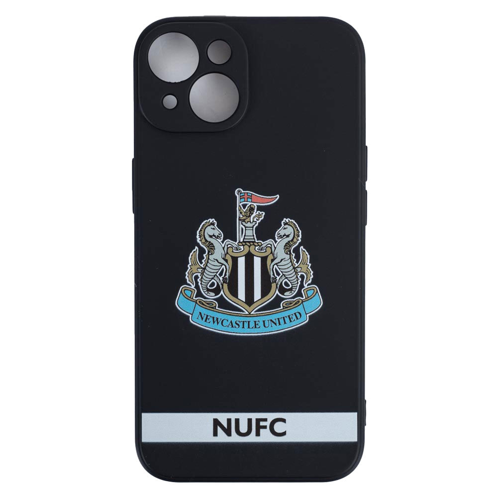 Newcastle United FC iPhone 15 Crest Silicone Case LKT Sport Football>Premier League>Newcastle United FC Mobile Phone Cases