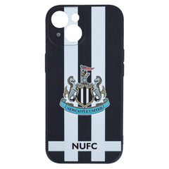 Newcastle United FC iPhone 15 Striped Silicone Case LKT Sport Football>Premier League>Newcastle United FC Mobile Phone Cases