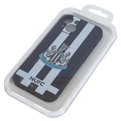 Newcastle United FC iPhone 15 Striped Silicone Case LKT Sport Football>Premier League>Newcastle United FC Mobile Phone Cases