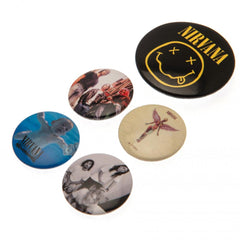 Nirvana Button Badge Set LKT Sport Entertainment>Music>Nirvana Pinback Buttons