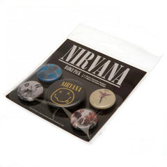 Nirvana Button Badge Set LKT Sport Entertainment>Music>Nirvana Pinback Buttons