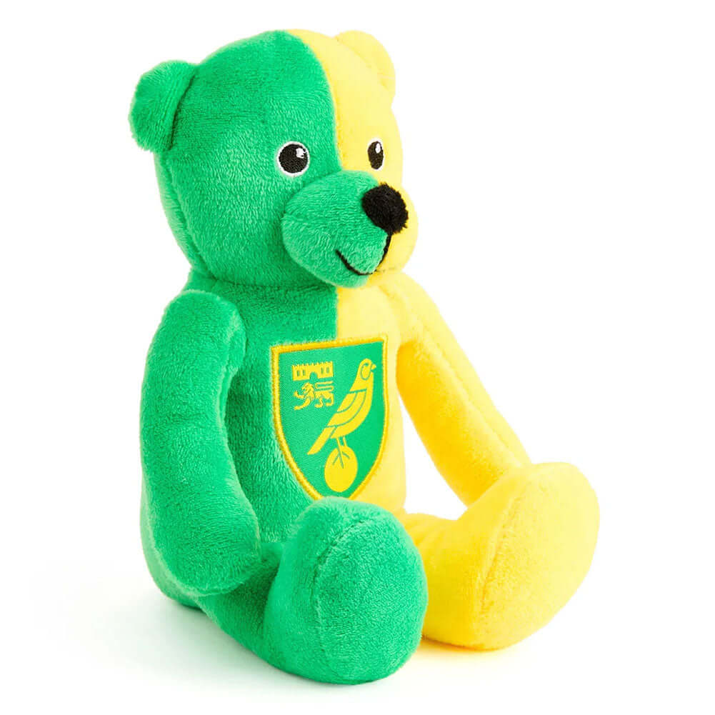 Norwich City FC Contrast Bear LKT Sport Football>Football League>Norwich City FC Stuffed Animals