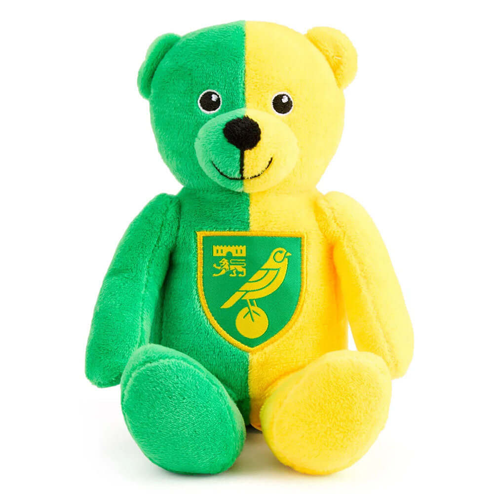 Norwich City FC Contrast Bear LKT Sport Football>Football League>Norwich City FC Stuffed Animals
