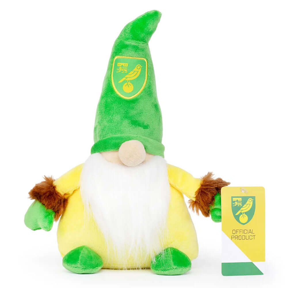 Norwich City FC Plush Gonk LKT Sport Football>Football League>Norwich City FC Stuffed Animals