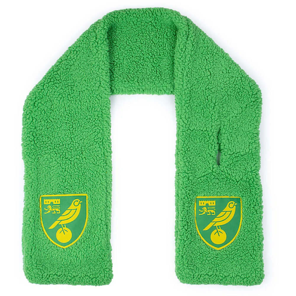 Norwich City FC Sherpa Scarf LKT Sport Football>Football League>Norwich City FC Scarves & Shawls