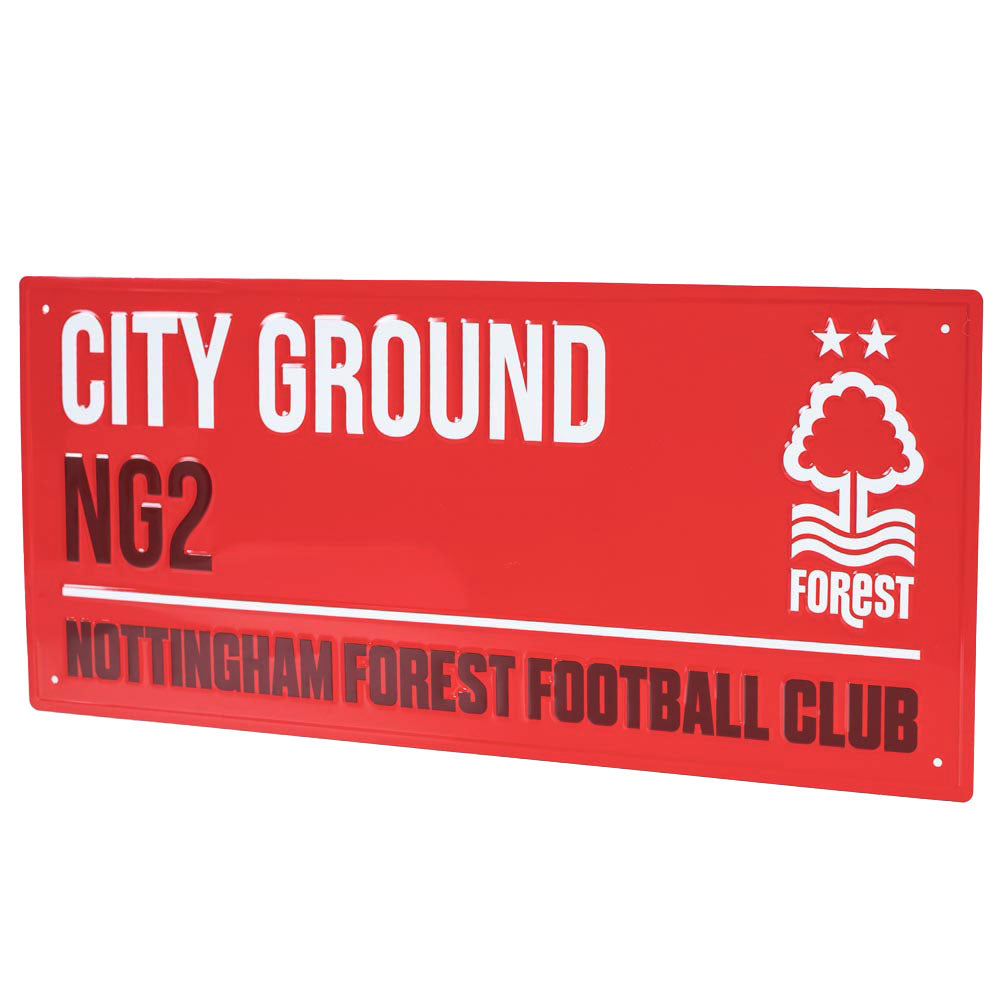 Nottingham Forest FC Colour Street Sign LKT Sport Football>Premier League>Nottingham Forest FC Novelty Signs