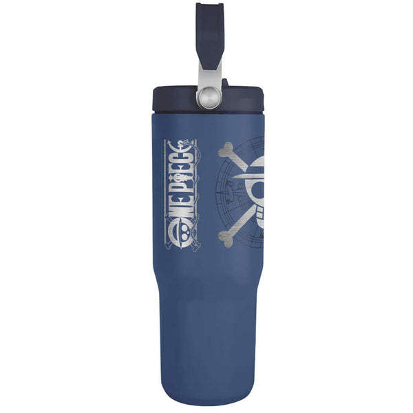 One Piece 30oz Pitcher LKT Sport Navy One Piece themed 30oz thermal pitcher, ideal for One Piece fans of all agesKeep your drinks hot or cold for hours with double-walled insulationIncludes a soft grip carry handleWith a sturdy drinking strawOfficial lice
