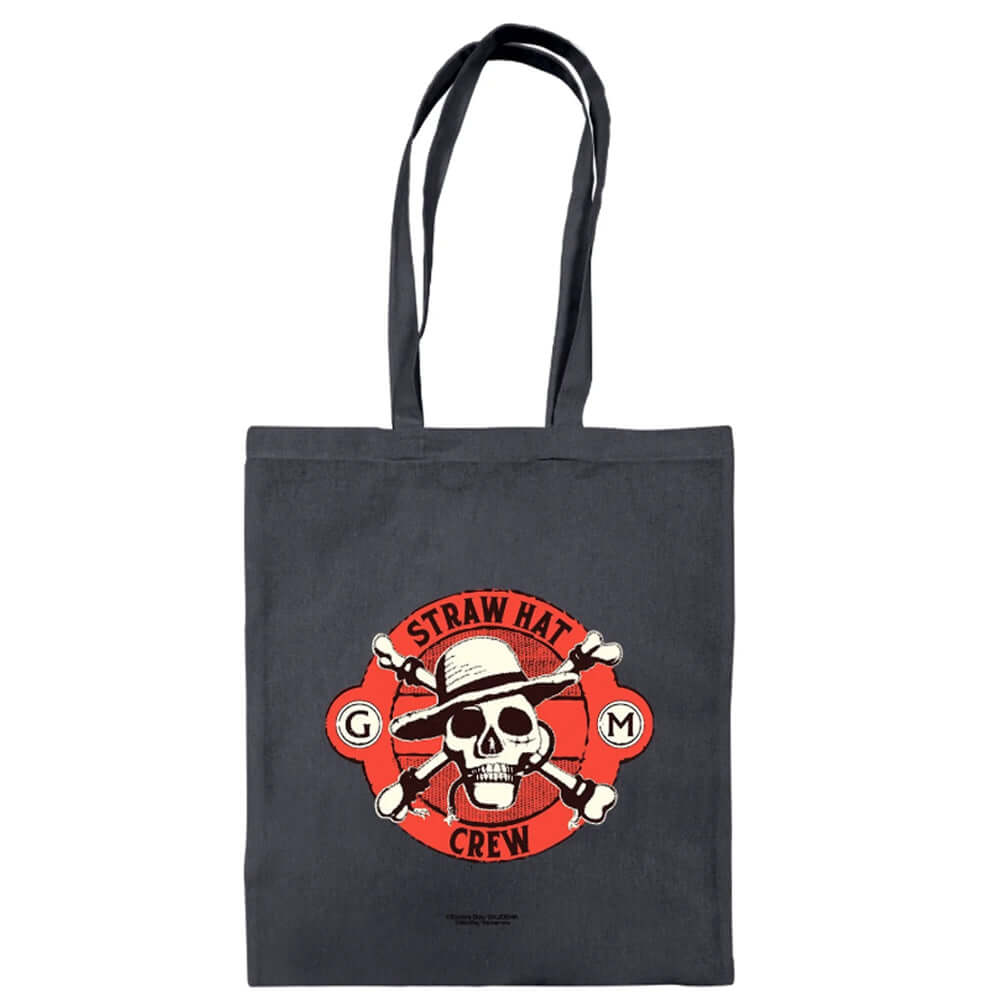 One Piece: Live Action Tote Bag LKT Sport Grey tote bag featuring Straw Hat Crew LogoMade from 100% Cotton canvas materialOfficial licensed productApprox 40cm x 37cm Tote Bags Main image