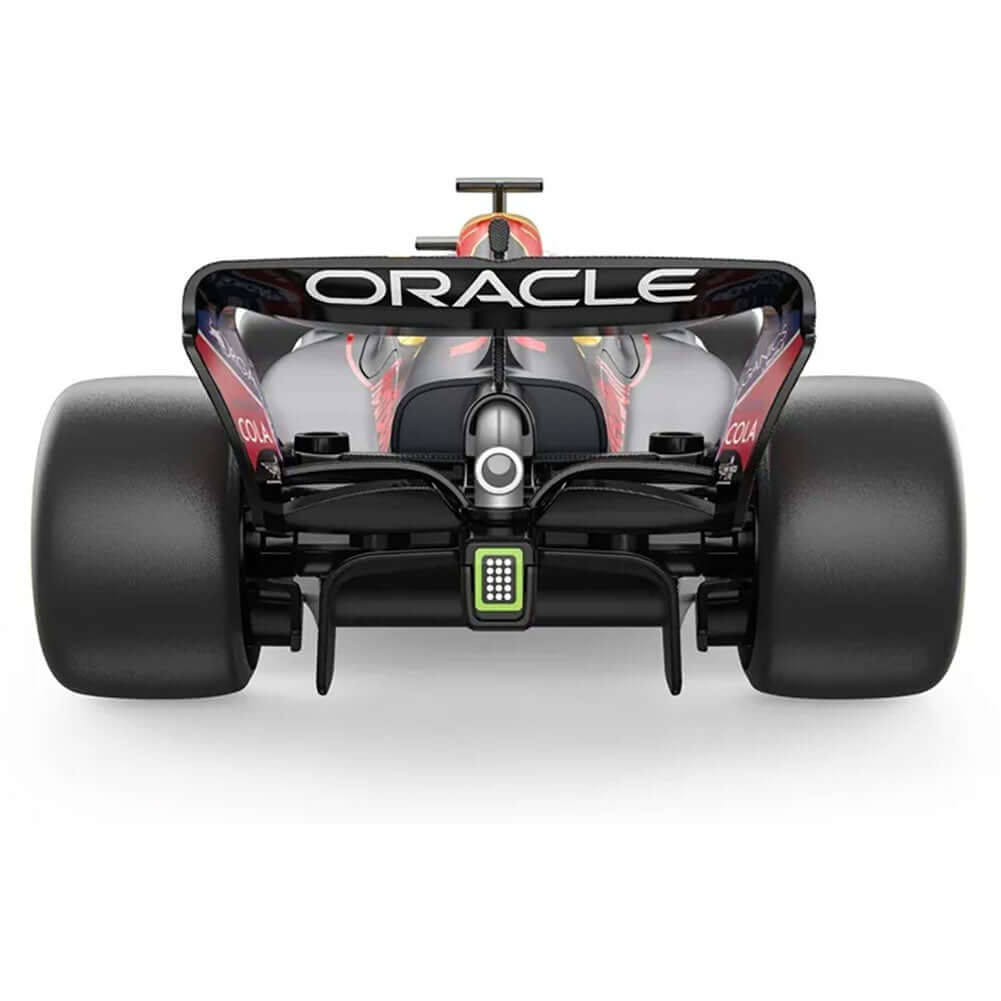 Oracle Red Bull Racing RB18 Radio Controlled Car 1:18 Scale LKT Sport Comprehensive replica model true to the actual vehicle with outstanding detailing; rims, rubber tyres and a great paint finish.Working spring suspension system, adjustable front wheel a