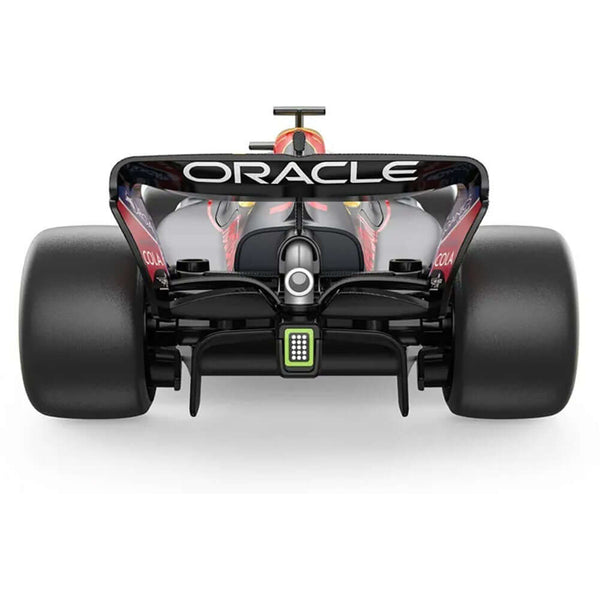Oracle Red Bull Racing RB18 Radio Controlled Car 1:18 Scale LKT Sport Comprehensive replica model true to the actual vehicle with outstanding detailing; rims, rubber tyres and a great paint finish.Working spring suspension system, adjustable front wheel a