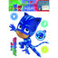 PJ Masks Wall Sticker A3 Catboy LKT Sport High quality vibrant A3 vinyl wall stickersFeaturing Catboy and other assorted stickersRemovable & repositionableOfficial licensed productMain sticker approx 33cm x 30cmAssorted size additional stickers Home Decor