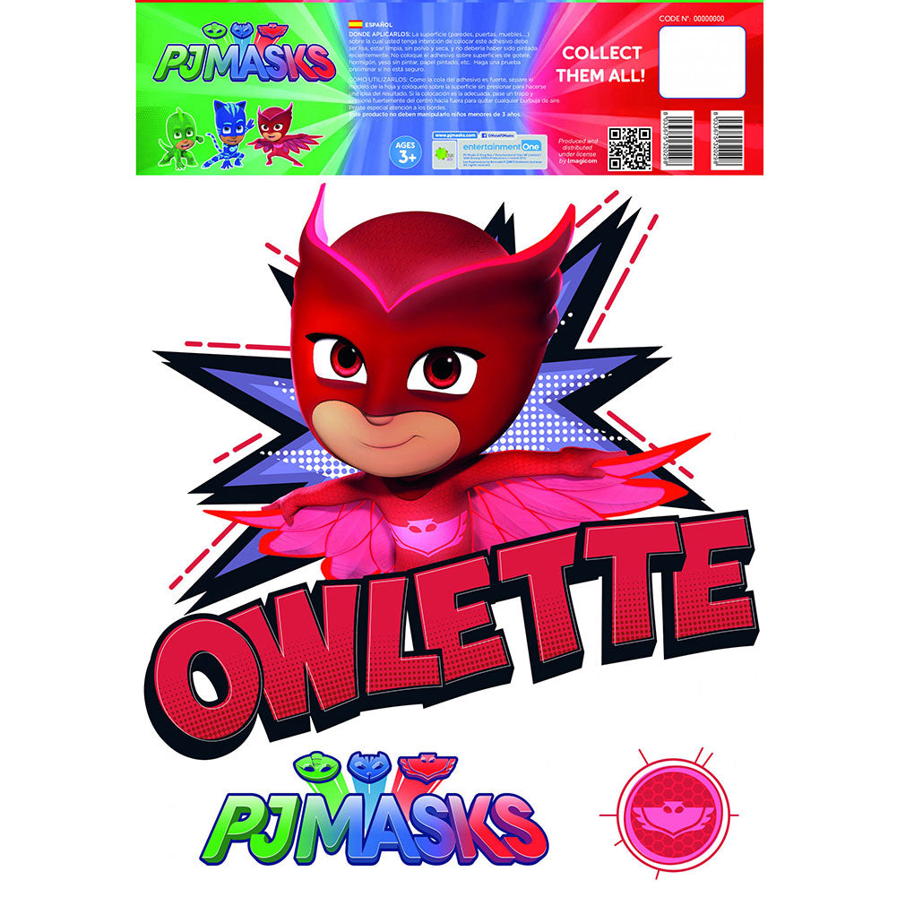 PJ Masks Wall Sticker A3 Owlette LKT Sport Entertainment>TV Series>PJ Masks Home Decor Decals