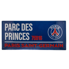 Paris Saint Germain FC Colour Street Sign LKT Sport Football>European Leagues>Paris Saint Germain FC Novelty Signs