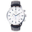 Paris Saint Germain FC Mens Chronograph Watch LKT Sport Classic mens white watch with a silver casing and a genuine leather black strapFeaturing a full colour PSG crest on the watch faceWith indexes in relief, a black luminous hour and minute hand with th