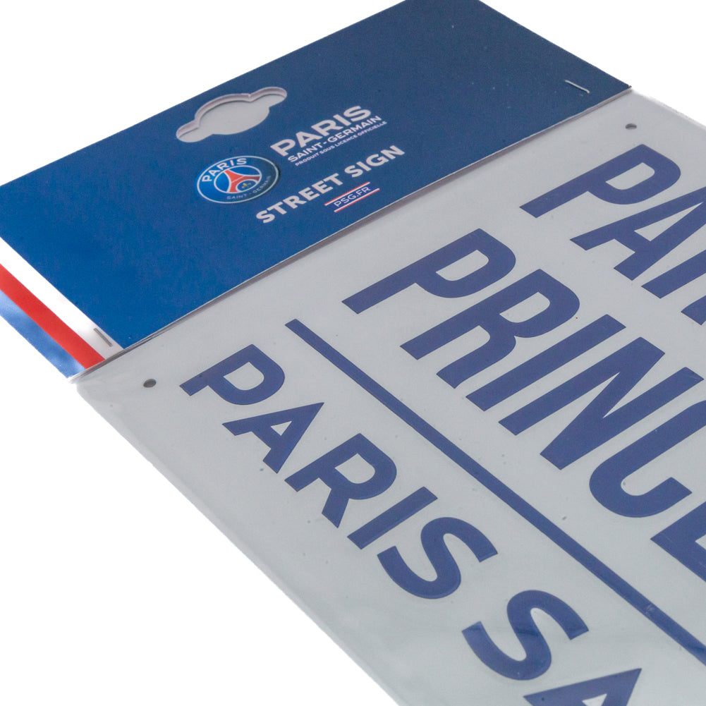 Paris Saint Germain FC White Street Sign LKT Sport Football>European Leagues>Paris Saint Germain FC Novelty Signs