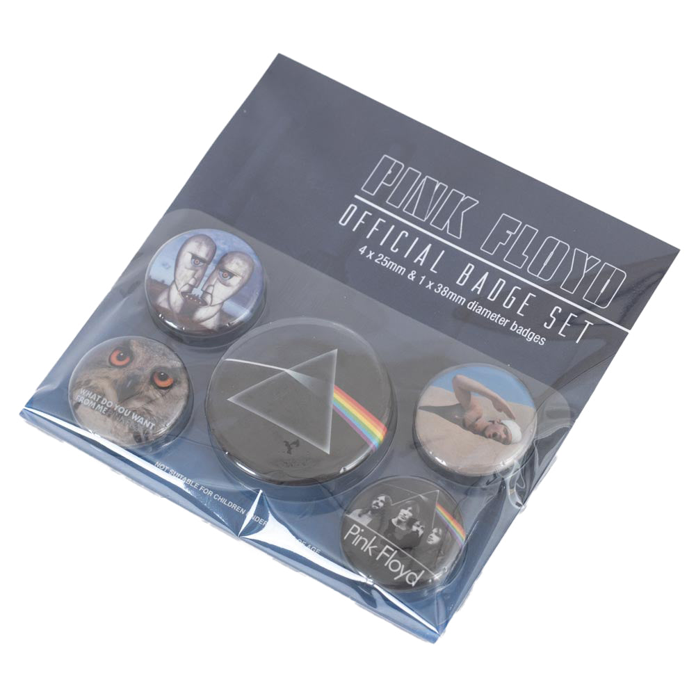 Pink Floyd Classic Button Badge Set LKT Sport Entertainment>Music>Pink Floyd Pinback Buttons