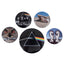 Pink Floyd Classic Button Badge Set LKT Sport Eye-catching Pink Floyd album cover design badgesIdeal addition to school bags or clothingFasten with a safety pin fixingOfficial licensed product5 assorted size badges Pinback Buttons