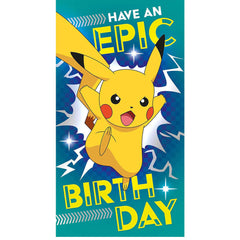 Pokemon Birthday Card With Stickers LKT Sport Entertainment>Gaming>Pokemon Greeting Cards