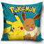 Pokemon Velvet Feel Cushion LKT Sport Vibrant cushion featuring your Pikachu and EeveeDesign repeated on the reverse100% Polyester, spot cleanOfficial licensed productApprox 40cm x 40cm Chair & Sofa Cushions