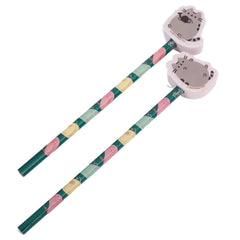 Pusheen 2pk Pencil & Topper Set LKT Sport Entertainment>TV Series>Pusheen Wooden Pencils