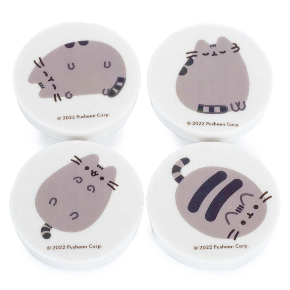 Pusheen 4pk Eraser Set Secondary image