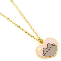 Pusheen Gold Plated Heart Necklace LKT Sport Entertainment>TV Series>Pusheen