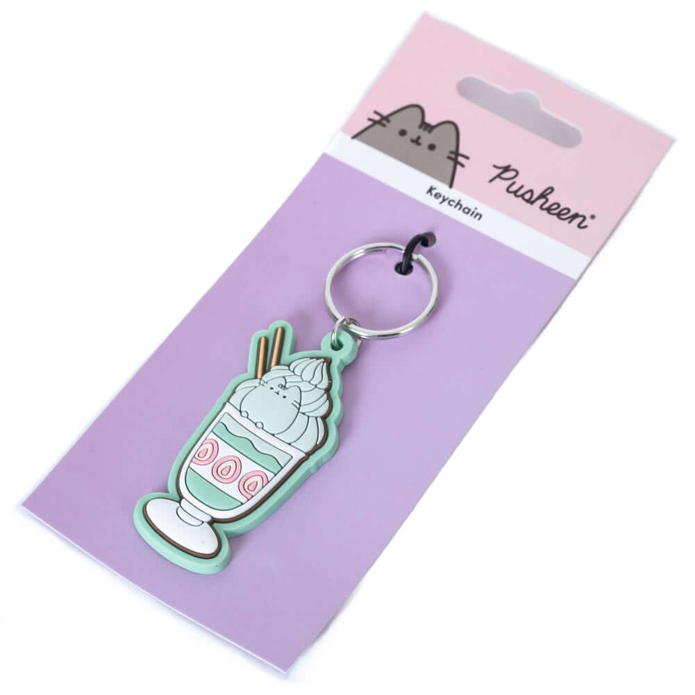 Pusheen Matcha PVC Keyring LKT Sport Entertainment>TV Series>Pusheen Keychains