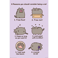 Pusheen Poster Reasons 157 LKT Sport Entertainment>TV Series>Pusheen Posters