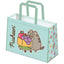 Pusheen Reusable Shopping Bag LKT Sport Mint green reusable shopping bag featuring Pusheen pushing a shopping trolley on both sidesMade from 100% PolypropyleneOfficial licensed productApprox 44cm x 33cm x 14cm Shopping Totes