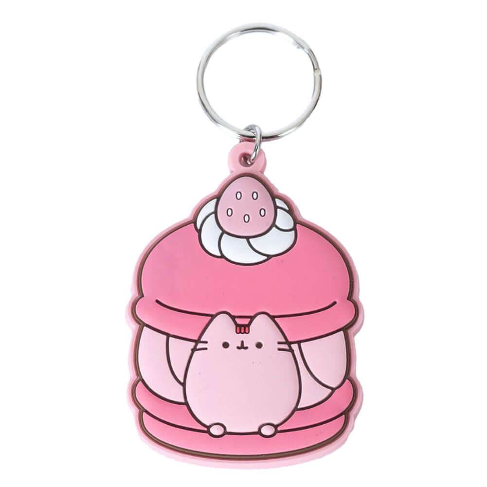 Pusheen Strawberry PVC Keyring LKT Sport Entertainment>TV Series>Pusheen Keychains