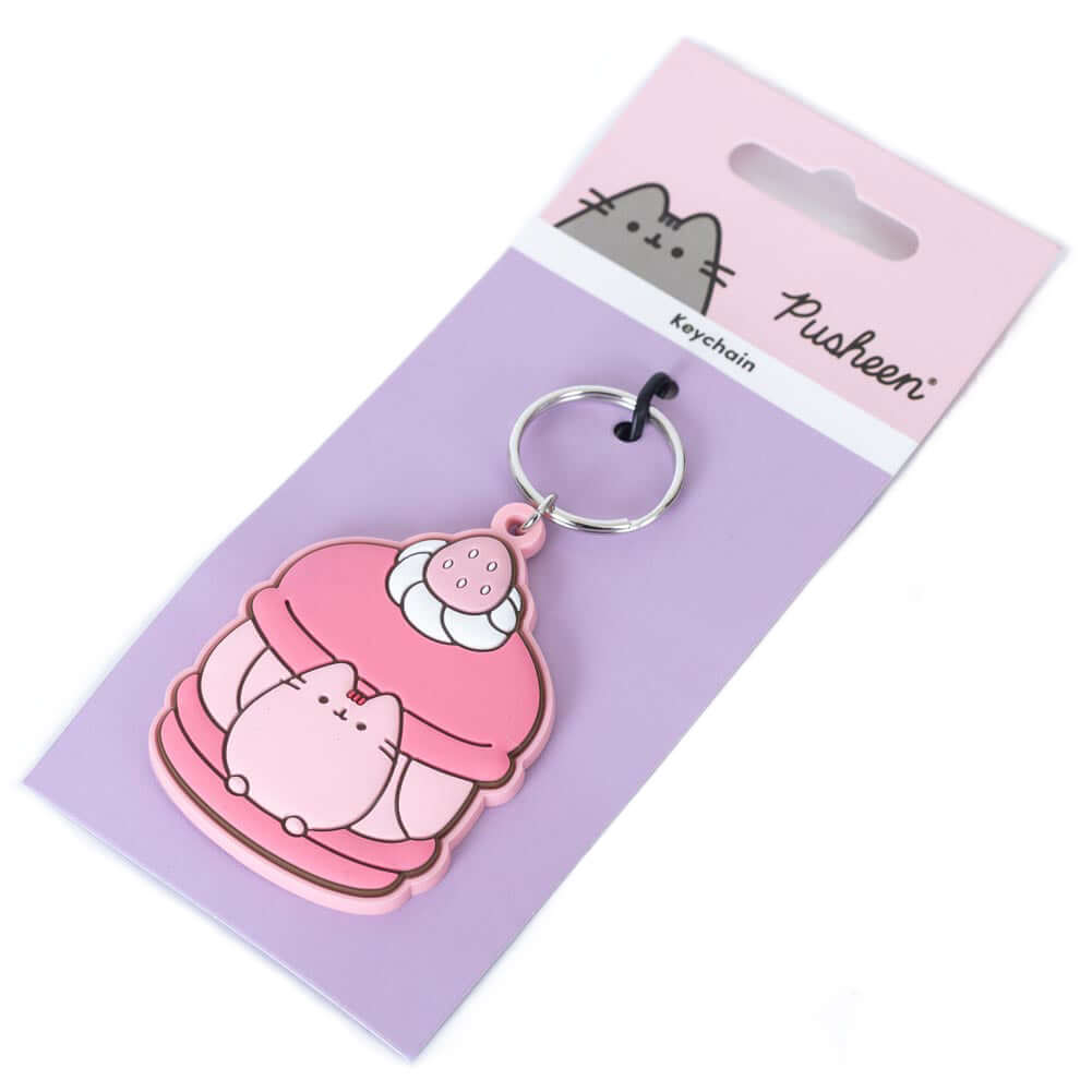 Pusheen Strawberry PVC Keyring LKT Sport Entertainment>TV Series>Pusheen Keychains