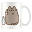 Pusheen Yum Mug LKT Sport Ceramic everyday coffee mugFeaturing an image of Pusheen drinking milk on one side, with an image of Pusheen enjoying a biscuit on the opposite side, including the word 'yum' in the middleGlazed kiln fired finish with a white han
