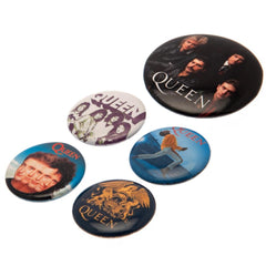 Queen Button Badge Set LKT Sport Entertainment>Music>Queen Pinback Buttons