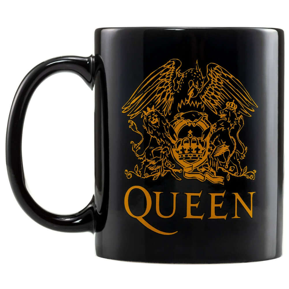 Queen Mug & Sock Set LKT Sport Classic mug and sock gift setEmbrace your inner rock legend with this classic mug and sock setBlack mug and socks featuring the striking gold Queen logoOfficial licensed productMug approx 315ml (11oz)Socks size 6-11 UK (40-4