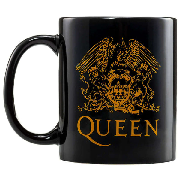 Queen Mug & Sock Set LKT Sport Classic mug and sock gift setEmbrace your inner rock legend with this classic mug and sock setBlack mug and socks featuring the striking gold Queen logoOfficial licensed productMug approx 315ml (11oz)Socks size 6-11 UK (40-4