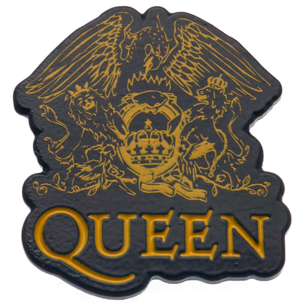 Queen Pin Badge LKT Sport Bright, colourful and highly detailed enamel pin badgeThe Queen logo on a rubber push fixingOfficial licensed productApprox 30mm x 25mm Lapel Pins