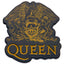 Queen Pin Badge LKT Sport Bright, colourful and highly detailed enamel pin badgeThe Queen logo on a rubber push fixingOfficial licensed productApprox 30mm x 25mm Lapel Pins