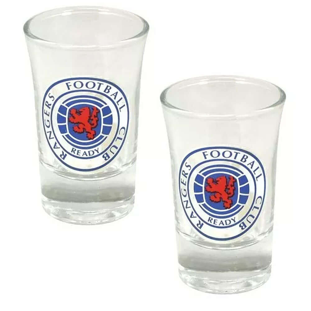 Rangers FC 2pk Shot Glass Set LKT Sport Football>European Leagues>Rangers FC Shot Glasses