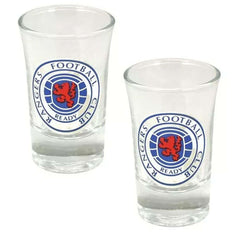 Rangers FC 2pk Shot Glass Set LKT Sport Football>European Leagues>Rangers FC Shot Glasses