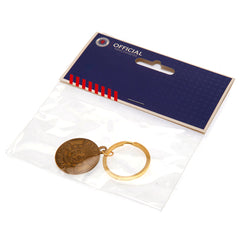 Rangers FC Antique Gold Ready Crest Keyring LKT Sport Football>European Leagues>Rangers FC