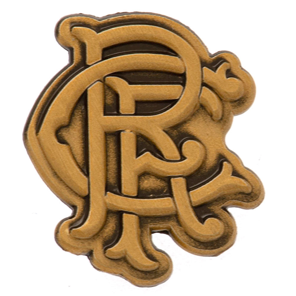Rangers FC Antique Gold Scroll Crest Badge LKT Sport Football>European Leagues>Rangers FC Pins
