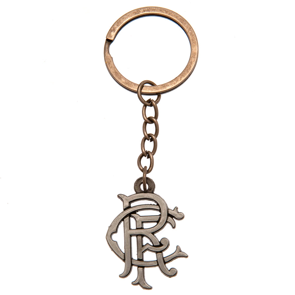 Rangers FC Antique Silver Scroll Crest Keyring LKT Sport Football>European Leagues>Rangers FC