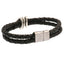 Rangers FC Leather Bracelet LKT Sport Twin rope design bracelet made from genuine leatherBlack bracelet featuring with steel detailStainless steel magnetic clasp with an engraved club crestOfficial licensed productApprox 20cm x 1cm Bracelets