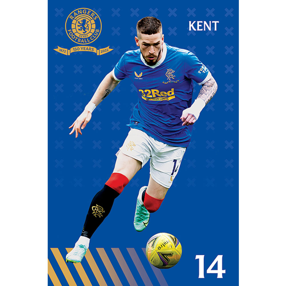 Rangers FC Poster Kent 8 LKT Sport Football>European Leagues>Rangers FC Posters
