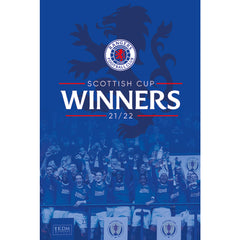 Rangers FC Poster Scottish Cup Winners 13 LKT Sport Football>European Leagues>Rangers FC Posters