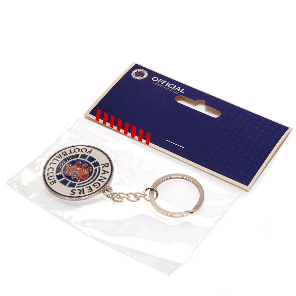 Rangers FC Ready Crest Keyring LKT Sport Football>European Leagues>Rangers FC