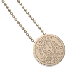 Rangers FC Ready Crest Stainless Steel Pendant & Chain LKT Sport Stainless steel crest shaped pendant with ball chainChrome finish Rangers crest with engraved detailOfficial licensed productChain approx 50cm (19in)Pendant approx 20mm x 20mm Pendants