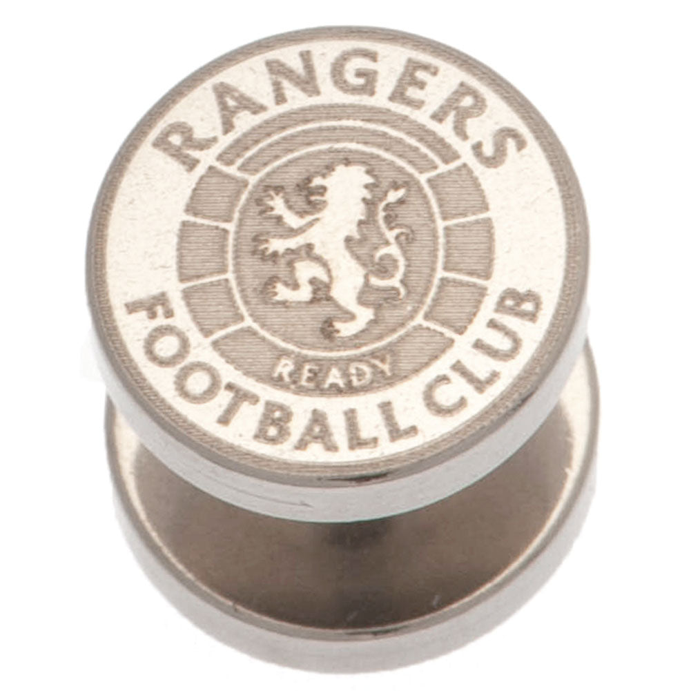 Rangers FC Ready Crest Stainless Steel Stud Earring LKT Sport Football>European Leagues>Rangers FC