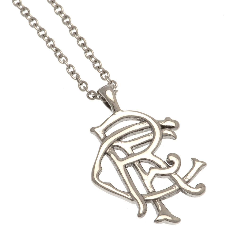 Rangers FC Scroll Crest Stainless Steel Pendant & Chain LKT Sport Football>European Leagues>Rangers FC